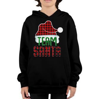 Team Santa Family Matching Pajamas For Kids Boys Girls Youth Hoodie - Thegiftio UK