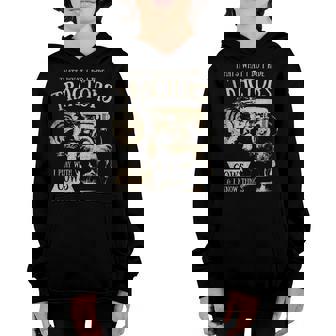 Thats What I Do I Ride Tractors Funny Farmer Cowboy Gift Youth Hoodie | Mazezy