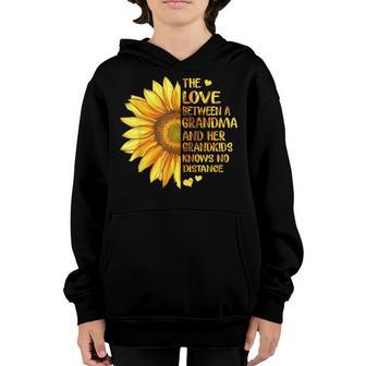 The Love Between Grandma And Her Grandkids Knows No Distance Youth Hoodie - Seseable