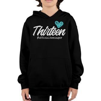 Thirn Official Nager 13Th Birthday 13 Year Old Girls Youth Hoodie - Thegiftio UK
