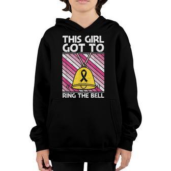 This Girl Got To Ring Bell Breast Cancer Survivor Womens Youth Hoodie - Thegiftio UK