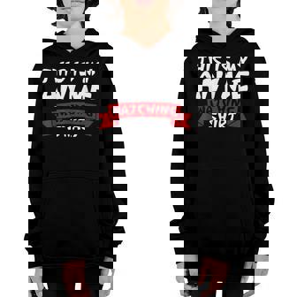 This Is Anime Watching Otaku Anime Girl Gift Youth Hoodie - Seseable
