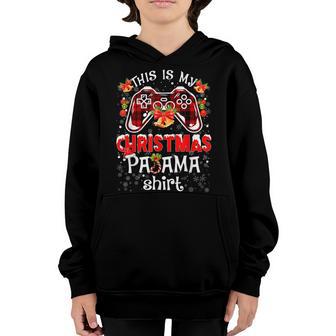 This Is My Christmas Pajama Gamer Video Game Games Boys Men Youth Hoodie - Thegiftio UK