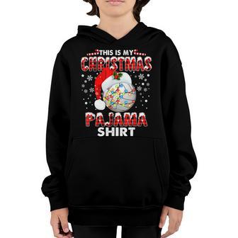 This Is My Christmas Pajama Volleyball Boys Girls Men Youth Hoodie - Thegiftio UK