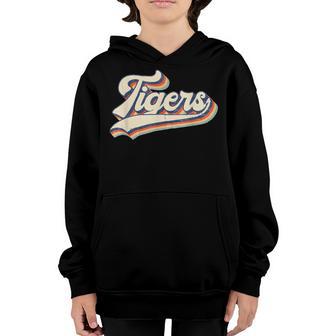 Tigers Sports Name Vintage Retro Gift Men Women Boy Girl Youth Hoodie - Thegiftio UK