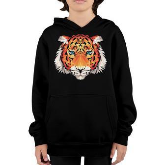 Tigers Swash School Spirit Orange Black T Youth Hoodie - Thegiftio UK