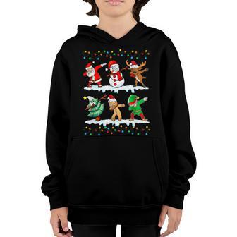 Ugly Christmas Christmas Santa Claus Snowman Boys Kids Xmas Youth Hoodie - Thegiftio UK