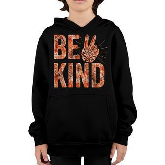 Unity Day Orange Kids Be Kind Women Be Kind Asl V2 Youth Hoodie - Thegiftio UK