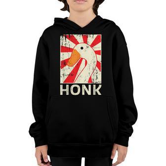 Untitled Goose Honk Vintage Gamer Goose Game Youth Hoodie - Thegiftio UK