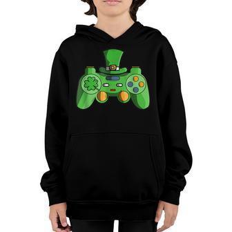 Video Game Gaming St Patricks Day Gamerfor Boys Youth Hoodie - Seseable