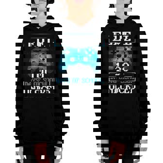 Video Gamer Games 100Th Day Gift Boy Kids 100 Days Of School Youth Hoodie - Thegiftio