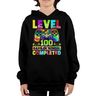 Video Gamer Student 100Th Day Teacher 100 Days Of School V5 Youth Hoodie - Thegiftio UK