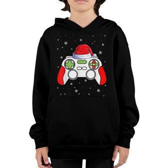 Video Games Christmas Funny Elf Gamer Gaming Gifts Boys Men Youth Hoodie - Thegiftio UK