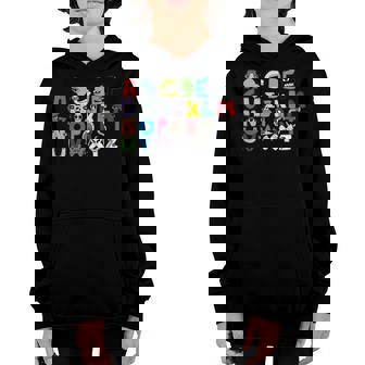 Villain Letter Abc Costume Boys Matching Evil Alphabet Lore V3 Youth Hoodie - Thegiftio