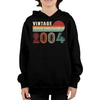 Vintage 2004 Funny 16 Years Old Boys And Girls 16Th Birthday Youth Hoodie | Mazezy