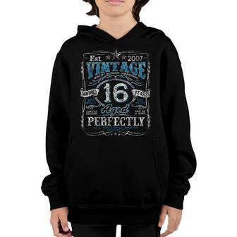 Vintage 2007 Limited Edition 16 Year Old 16Th Birthday Boys  Youth Hoodie