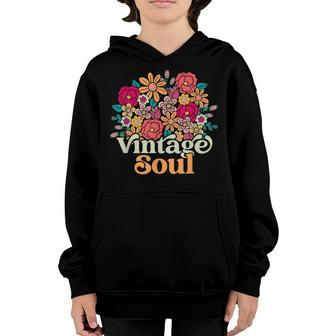 Vintage Soul Retro 70S 80S 90S Old School Youth Hoodie | Mazezy