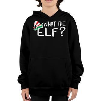 What The Elf Funny Christmas For Family Men Women Kids Youth Hoodie - Thegiftio UK