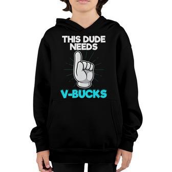 Will Work For Bucks Funny V Gifts For Bucks Rpg Gamer Youth Youth Hoodie - Thegiftio UK
