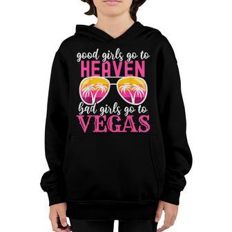 Womens Bad Girls Go To Vegas Funny Las Vegas Girls Trip Youth Hoodie - Thegiftio UK