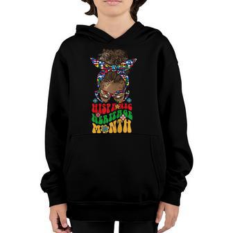 Womens Groovy Hispanic Heritage Month Latino Countries Girls Women Youth Hoodie - Thegiftio UK