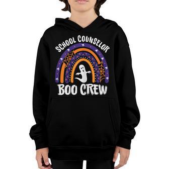 Womens School Counselor Boo Crew Halloween Costume For Women 2022 Youth Hoodie - Thegiftio UK