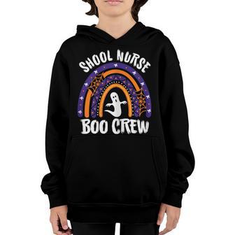 Womens School Nurse Boo Crew Halloween Costume For Women 2022 Youth Hoodie - Thegiftio UK