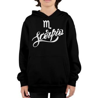 Womens Scorpio Queen Afro Melanin Girl Birthday For Black Women V3 Youth Hoodie - Thegiftio UK