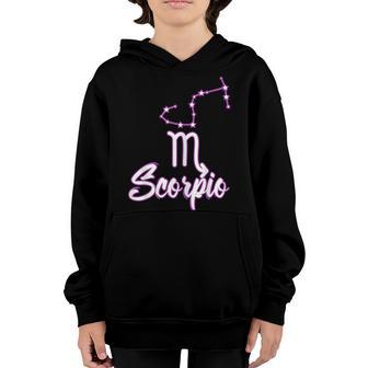 Womens Scorpio Queen Afro Melanin Girl Birthday For Black Women Youth Hoodie - Thegiftio UK