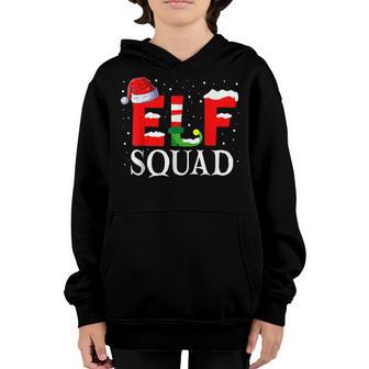 Xmas Elf Squad For Kids Christmas Family Matching Youth Hoodie - Thegiftio UK