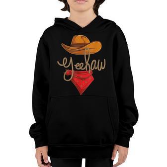 Yeehaw Cowboy Cowgirl Western Country Rodeo Yeehaw Men Boys Youth Hoodie - Thegiftio UK