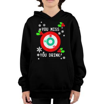 You Miss Game You Drink Game Ugly Christmas For Men Women Youth Hoodie - Thegiftio UK