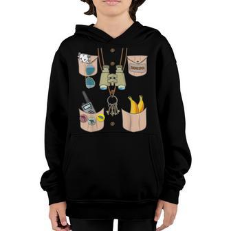 Zoo Keeper Costume Funny Halloween Boys Girls Zookeeper Youth Hoodie - Thegiftio UK