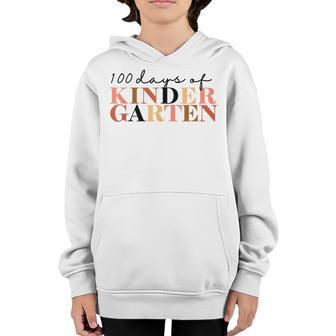 100 Days Of Kindergarten Kid Boy Girl Teacher School V2 Youth Hoodie - Thegiftio UK