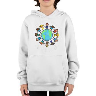 Be Kind Anti Bullying Unity Day Wear Orange Teachers Kids Youth Hoodie - Thegiftio UK