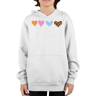Be Kind Matching Unity Day Orange Teacher Kids Girl No Bully Youth Hoodie - Thegiftio UK
