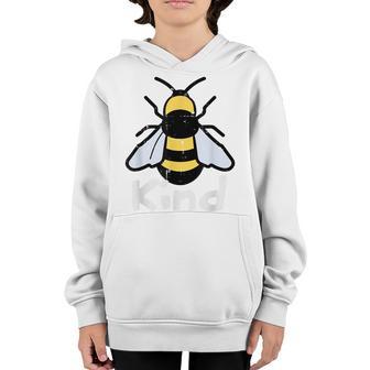 Bee Be Kind Kids Unity Day Orange Anti Bullying Gifts Youth Hoodie - Thegiftio UK