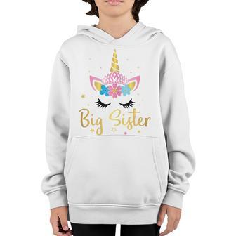 Big Sister Kids Unicorn Big Sister Little Sister Youth Hoodie - Thegiftio UK