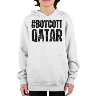 Boycott Qatar V2 Youth Hoodie - Thegiftio UK