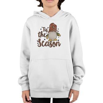 Christmas Gnome Tis The Season Youth Hoodie - Thegiftio UK