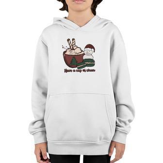 Christmas Have A Cup Of Cheer V2 Youth Hoodie - Thegiftio UK
