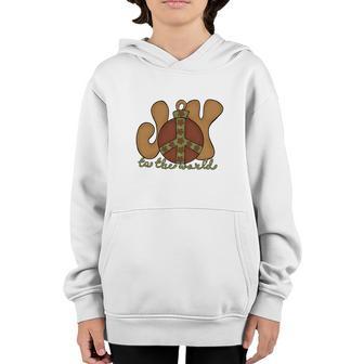 Christmas Joy To The World V3 Youth Hoodie - Thegiftio UK