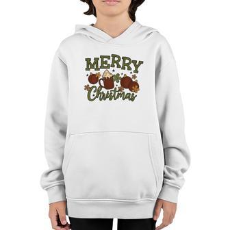 Christmas Merry Christmas Gift For Coffe Lovers Youth Hoodie - Thegiftio UK