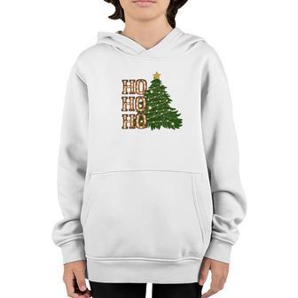 Christmas Tree Ho Ho Ho Youth Hoodie - Thegiftio UK