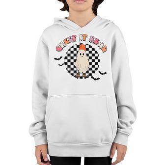 Creep It Real Ghost Halloween Sweating Sucks Skeleton Boys Youth Hoodie - Thegiftio UK