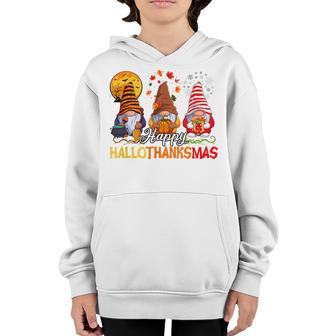Cute Halloween Christmas Fall Girls Women Kids Gnomes Youth Hoodie - Thegiftio UK