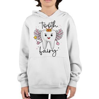 Cute Tooth Fairy Halloween Costume Dentist Th Girls Kids Youth Hoodie - Thegiftio UK