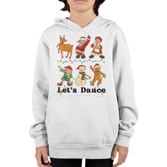 Dabbing Santa Elf Friends Christmas Boys Girls Men Xmas Dab V2 Youth Hoodie - Thegiftio UK
