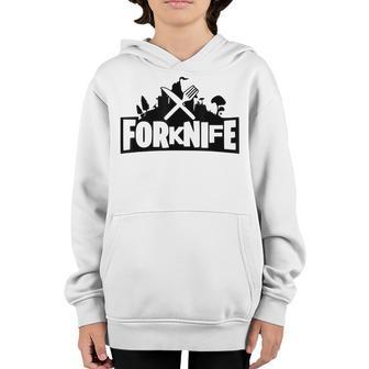 Forknife Game Funny Sbubby Youth Hoodie - Thegiftio UK