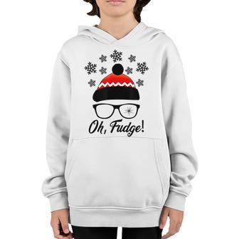 Fudge Youll Shoot Your Eye Out Kid Funny Xmas Costume Youth Hoodie - Thegiftio UK
